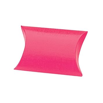 Brides Companion 10 Pack Of Hot Pink Pillow Boxes Reduced To