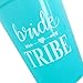 LADY&HOME Bride & Bride Team Bachelorette Party Cups - 13 Pack, 16 Oz.| Perfect for Bachelorette Party Decorations Bridal Shower Favors (Blue Team)