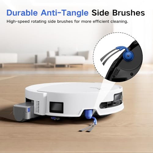 T90 Accessories for Ecovacs Deebot T90 Omni,T90 Pro Omni,X12 Pro,X12 Pro Omni Vacuum Cleaner, 1 Main Brush, 1 Roll of Wipes, 4 Side Brushes, 4 HEPA Filters, 6 Bags