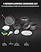 Bulin Camping Cookware Mess Kit, Nonstick Backpacking Cooking Set, Outdoor Cook Gear for Family Hiking, Picnic| Lightweight Cookware Sets(Kettle, Pots, Frying Pan, BPA-Free Bowls, Plates, Spoon)thumb 2