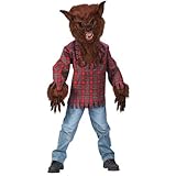 Brown Werewolf Boy Kids Costume