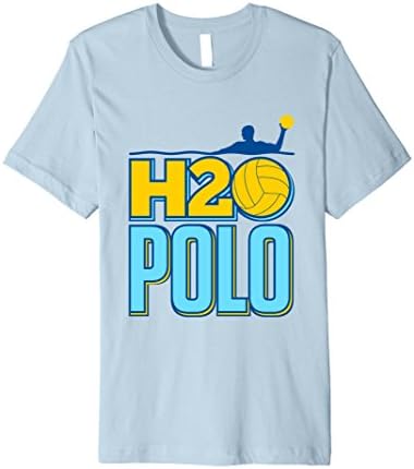 Mens Water Polo Design Player Gifts T-Shirt -- H2O Polo Medium Baby Blue