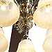 Indoor Ceiling Fan Light Fixtures - FINXIN FXCF03 (New Style) New Bronze Remote LED 52 Ceiling Fans For Bedroom,Living Room,Dining Room Including Motor,Light(5-LED 25W),5-Blades,Remote Switch