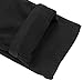 Singbring Women's Winter Outdoor Fleece Warm Waterproof Windproof Insulated Ski Snow Hiking pants W28-W30 Medium Black(01F)