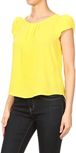MissyMissy Womens Casual Blouse Tops Sleeveless Fit Shirts 637-S