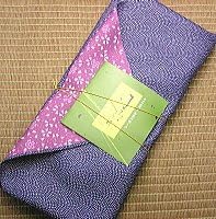 Refined tea gift set of furoshiki wrapping [Ai] Kagoshima tea