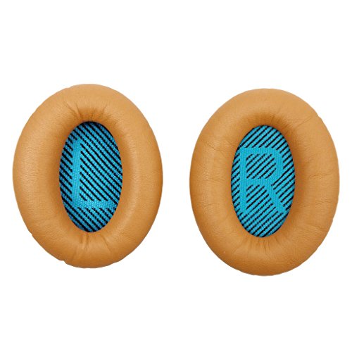 Valefod Replacement Ear Pad Foam Cushion for Bose QuietComfort 2 15 25 Headphones, Ear Cushion for Bose QC2 QC15 QC25 AE2 AE2i (Brown)