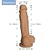 Realistic Silicone 7 Inch Dildo with Flared Suction Cup Base for Hands-free Play, Adult Toy for Man and Women, Perfect for Vaginal G-spot and Anal Play