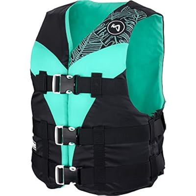Schnorchelmasken 41K0AR kqGL. SS400 Leichte Damen Auftriebsweste mit drei Gurten (EN ISO 12402-5 Schwimmhilfe Auftriebsklasse 50 N, MESLE Typ V210)
Weiter Armauschnitt für große Bewegungsfreiheit, körpernah anpassbar, ideal zum Stand Up Paddeln, Wakeboarden, Schnorcheln etc.
Robustes 210 D Nylon Gewebe, flexible EPE Auftriebskörper, YKK Steckschnallen und abgedeckte Rückengurte für mehr Sicherheit