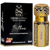 MIKSALMINA Bakhur Attar Roll On Perfume, Non-Alcoholic, 6ml, Unisex,Gift