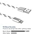 MAXGADGET Lightning USB Cable, 3Pack(3FT+6FT+10FT) Nylon Braided Lightning to USB Charging Cables for for iPhone 7/ SE / 6s/ 6 Plus/ 6, iPad Air 2, iPad Pro and More-Sliver&Black