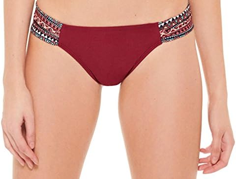 Hot Water Juniors Cantina Hipster Bikini Bottom X-Large Red/Multi