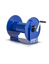 Coxreels 112 3 50 Carrete para manguera con manivela compacta, 300 PSI, solamente carrete, Azul, 1
