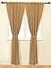 Burlap Natural Cotton Window Panels (Set of 2) 84x40 EA