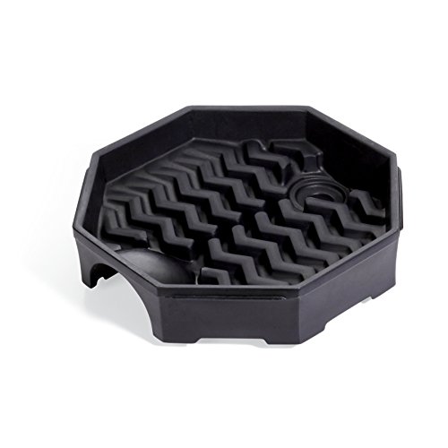 New Pig Drum Funnel - For 55 Gal Tight-Head & 30 Gal Tight- & Open-Head Steel Drums - 23" Diam x 5.5" H - DRM452-BK