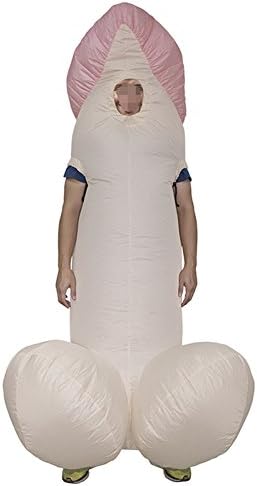 Adult Inflatable Rider Costume Fancy Cosplay Blow Up Suit Party Dress