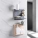 DOFYWARE Decorative Pegboard Wall Organizer, Plastic Hanging Shelves DIY Makeup Organizer Holder Hat Rack for Bookshelf Key Coffee Mug Pictures Kids Room Bedroom Kitchen