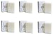Acca Kappa White Moss Soap 100 Gram/3.5 Ounce - Set of 6