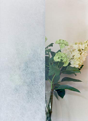 d-c-fix 346-0350-4PKA Self-Adhesive Privacy Glass Window Film, Rice Paper, 17" x 78" roll, 4-Pack with Applicator