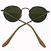 Ray-Ban ROUND METAL - DEMIGLOS BRUSCHED BRONZE Frame LILLAC MIRROR Lenses 50mm...