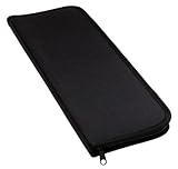 Household Essentials 06704 Travel Tie Storage Case - Tie Holder Stores up to 6 Ties - Black (Kitchen)