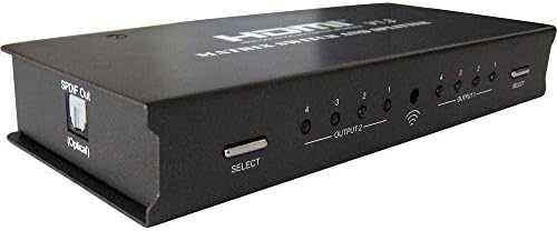 RF LINK HSW-4642 HDMI Matrix Switch 4 In/2 Out with IR Remote Control