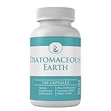 Diatomaceous Earth Superfood (100 Capsules, 550 mg Serving) by Pure Organic Ingredients, Food Grade, Improves Sleep Patterns, Strengthens Bones & Joints, Total Body Wellness, Lab Tested*