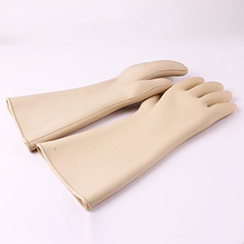 FGDJTYYJ Electrical Insulation Gloves, 12KV Insulated Gloves, Protective High-Voltage Anti-Electric Rubber Gloves