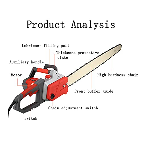 Elektrische Kettensäge für Kettensäge, Hochleistungs und multifunktional. – Bild 7