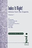 Index It Right! Advice from the Experts, , 1573872377