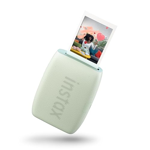 Fujifilm Instax mini Link 3 Sage Green - Mini Stampante per Smartphone, Stampa ad Alta Velocità, Effetti AR 3D Integrati, Modalità Click to Collage, Dimensioni Immagine 62 x 46 mm