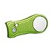 Mile High Life All Metal Foldable Golf Divot Tool with Pop-up Button & Magnetic Ball Marker (Lime Green Bone)