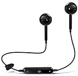 Upgraded ZONEPAN S6 Bluetooth Headphones,Wireless Headphones Bluetooth 4.1 Earbuds with Mic Sport Stereo Headset,Sweatproof Earphones,headsets,6-8 hours battery performance better sound quality(Black)