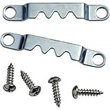 Small Steel Sawtooth Picture Hanger with Screws