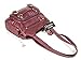 Concealed Carry Purse - Genuine Leather Locking CCW Gun Bag - Left and Right-hand Draw, Wine