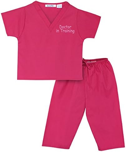 Scoots Kids Scrubs, Doctor in Training Embroidery