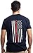 Firefighter Maltese Cross - Fire Fighter Rescue Courage Honor Red Line T-Shirt-(Navy,3XL)