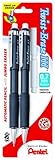 Pentel Twist-Erase III Automatic Pencil with 2 Eraser Refills, 0.7mm, Assorted Barrels, 2 Pack (QE517BP2-K6), Office Central