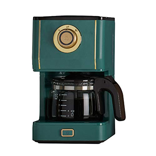 LTLWSH Kaffeemaschine, Einstellbare Kaffeekonzentration mit 650 ML Fassungsvermögen Glas-Kaffeeautomat 600 watt…