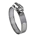 YDS All 300 Grade Stainless Steel High Torque Hose Clamp, Worm-Drive, SAE Size 28, 1-1/4