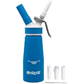 Whip-It! 1/4L Accent - for Desserts, Coffee &amp; Baking &ndash; Durable, Easy to Use &amp; Clean - Blue
