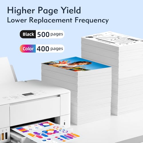 ECOINKO PG-575XL & CL-576XL - 900+ Pages, Replacement for Canon 575 and 576 Original Ink Cartridge 575 576 XL for Canon Pixma TS3550i TS3750i TS3751i TR4750i TR4751i TR4755i TR4756i