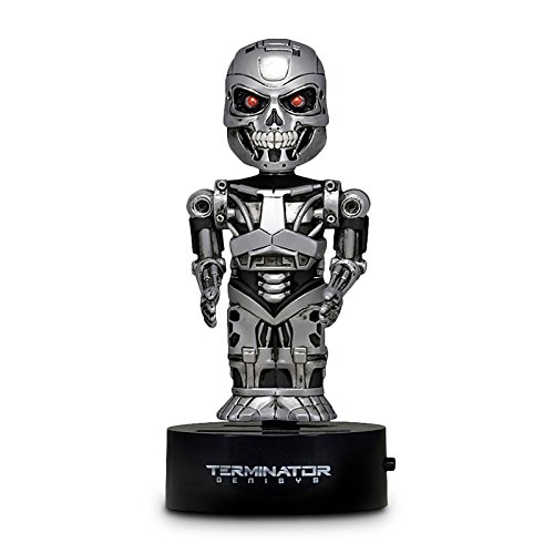 NECA NECA42175 15 cm Terminator Genisys Endoskeleton Solar Powered Body Knocker Bobble Head Figure by NECA