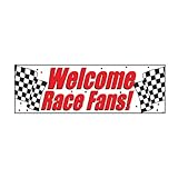 Welcome Race Fans Giant Banner 60″ x 20″, Health Care Stuffs