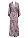 KIM+ONO Women's Kimono Robe Long - Watercolor Floral  