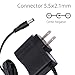 9V Power Supply for Guitar Effects Pedal, AC/DC Power Adapter for BOSS Pedal, 500mA, UL Listed, 6.6FT Cable