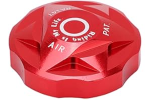 VGEBY Motorcycle Front Fork Air Chamber Cover, Red Aluminum Alloy, Motorcycle Accessories, Universal Fit for Motorcycle Riders and Mechanics
