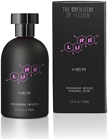 Lure Black Label Pheromone Infused Personal Scent lady's perfume 2.5 fl oz (74 ml) - Female attract Male - Scientifically designed fragrance