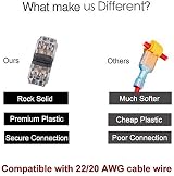 B4U Wire Connectors 12 Pack I/H Tap 2 Way 20/22 AWG Solderless view 2