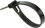 Gocableties 100 Pack 150mm x 7.6mm Reusable Cable Ties Black Heavy Duty view 3